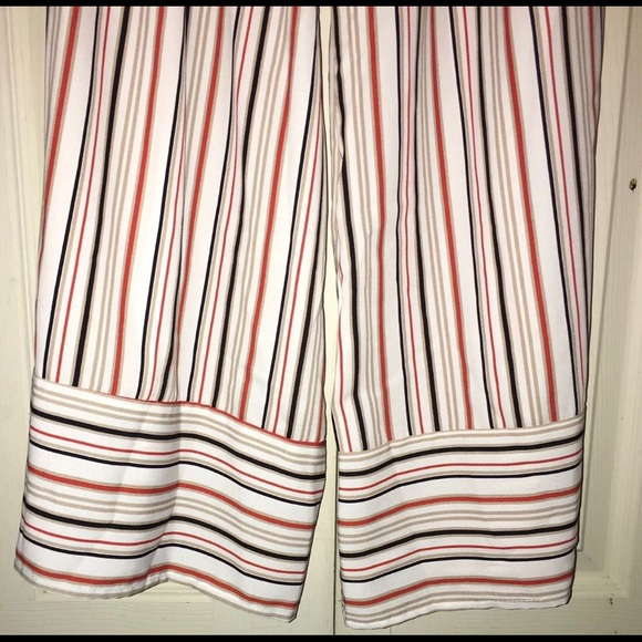 NEW Nimi K Papillon Blanc Striped Ivory Jumpsuit - Picture 7 of 9